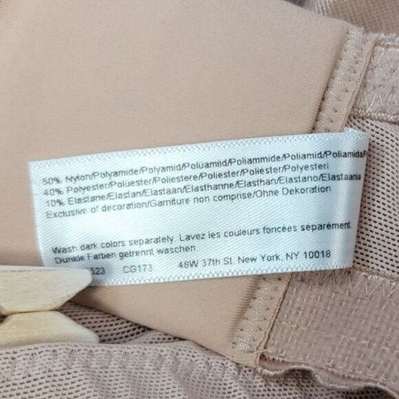 Glamorise Wire Free Bra Tan 46DD Wide Straps Full Cover Magiclift Unlined #1000 - Picture 9 of 9